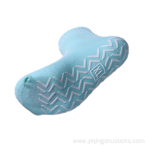 Non-slip floor socks Medical indoor polyester socks